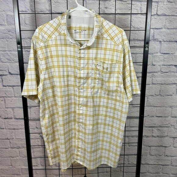 Under Armour Drift Tide 2.0 Plaid Performance Shirt UPF 30 | Size XL - Picture 1 of 9